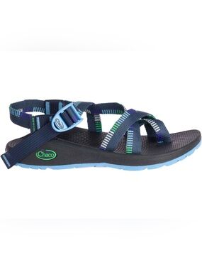 Chaco Z Cloud 2 Womens 10 Sandals Blue Teal Black Toe Loop Outdoor Hiking Trail